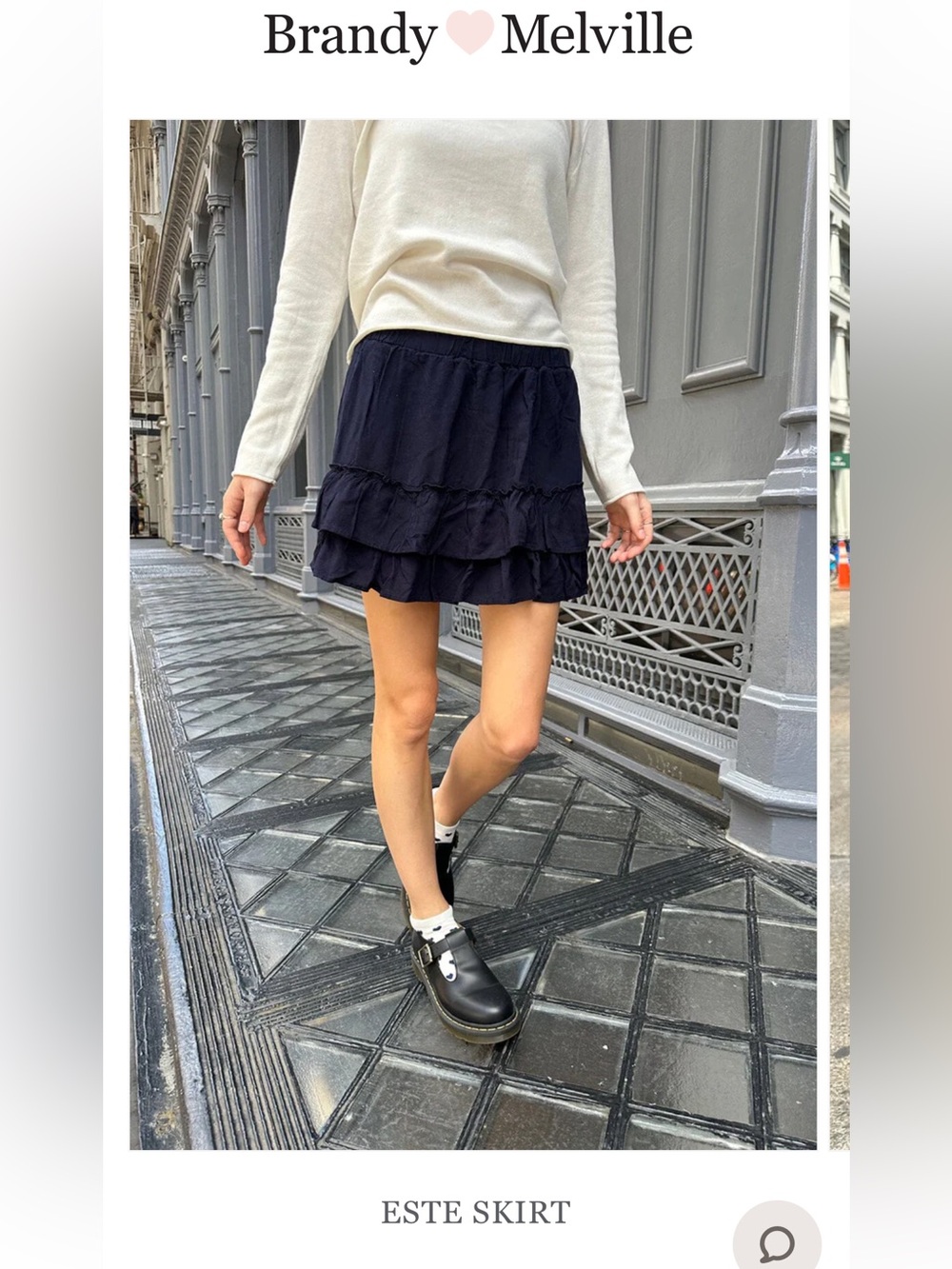 brandy melville NWT este skirt